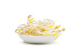Bean Sprouts on a White Background