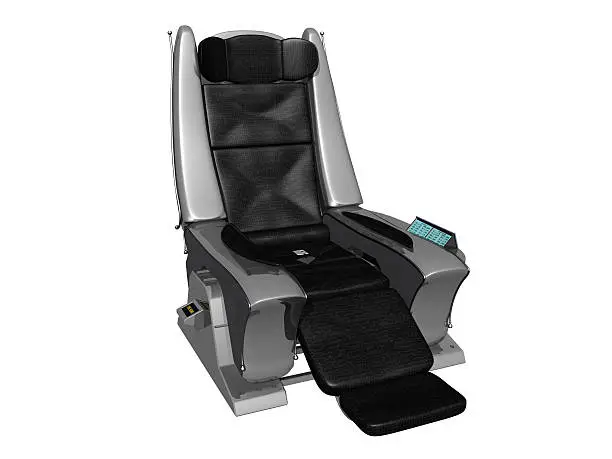 Comfortable flight seat.Rendering with maya 6.5