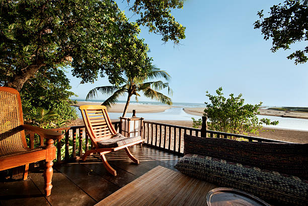 istock Holidays in Bali: patio to the sea 182853075