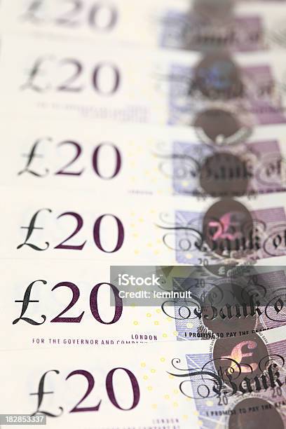 Detail Der Twenty Pound Notizen Stockfoto und mehr Bilder von Bankgeschäft - Bankgeschäft, Britische Kultur, Britische Währung