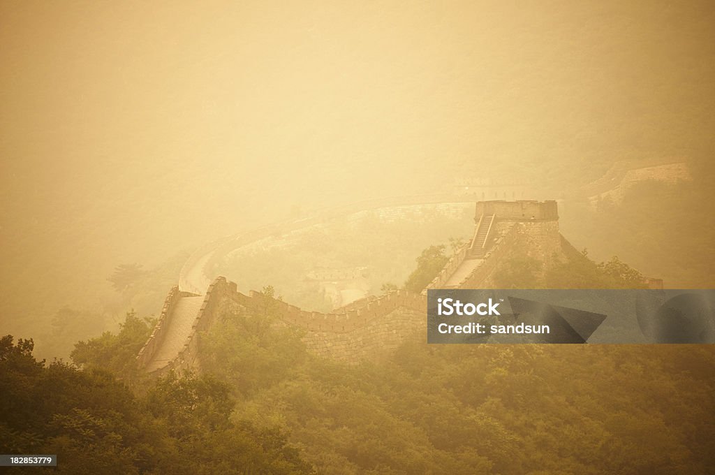 Великая китайская стена - Стоковые фото Mutianyu роялти-фри