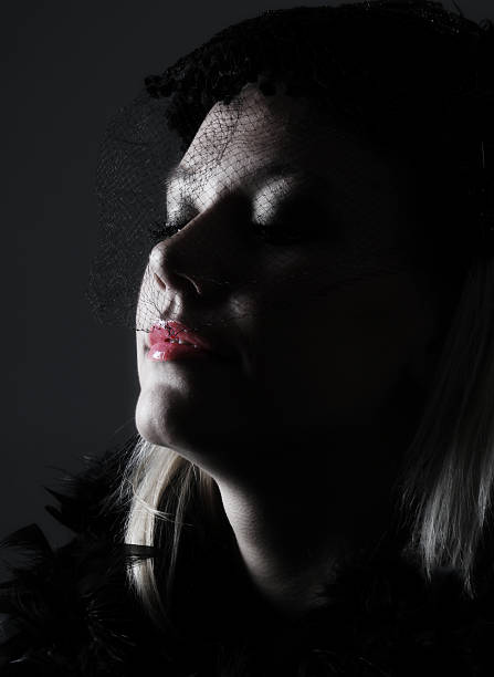 istock Dramatic Profile of A Young Woman 182853806