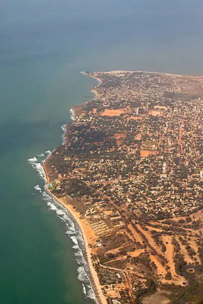 "iStock's ONLY aerial photo of the city of Banjul, The Gambia."