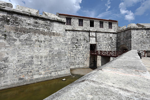 istock water ditch and Cuban Fort wall 182853903
