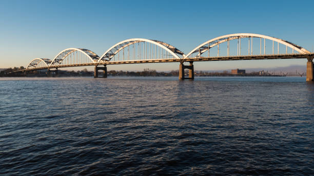 istock Centennial Bridge Crosses the Mississippi River 1828545285