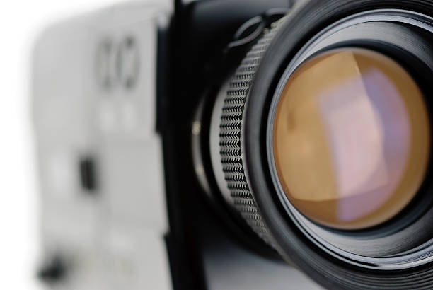 istock Vintage Super8 Movie Camera on White Background 182855350