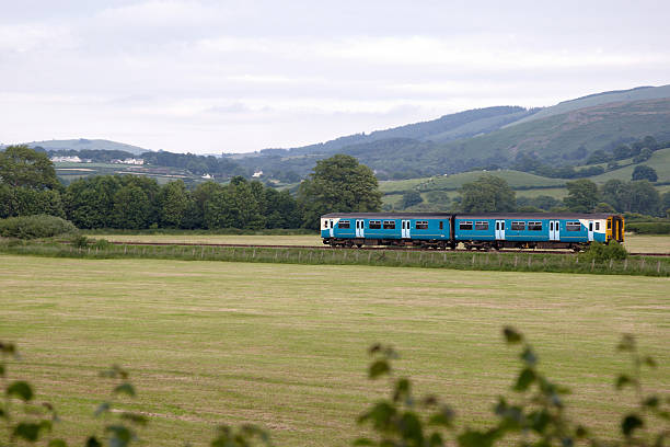 istock Train travelling through Welsh countryside 182855541
