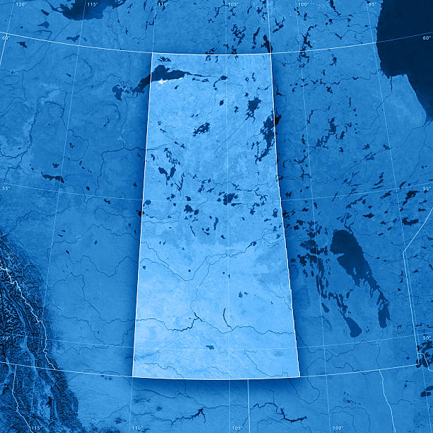 saskatchewan mapy (map) topograficznej - saskatchewan zdjęcia i obrazy z banku zdjęć