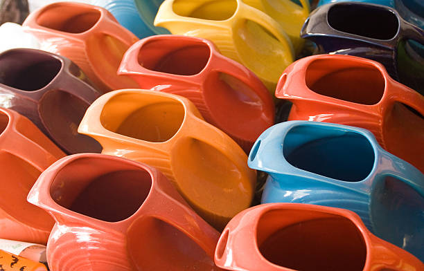 istock Colorful Fiestaware Pitchers 182856516