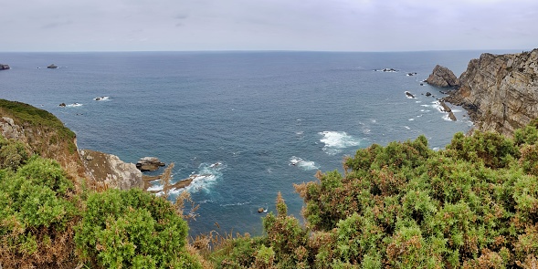 coast of mediterranean sea, photo as a background, digital image