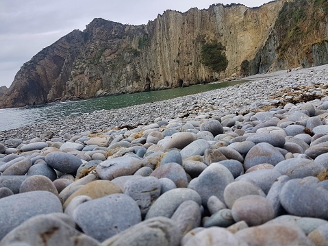 stones on the beach, photo as a background, digital image