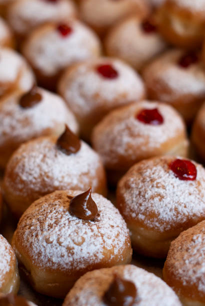 istock Decorative Israeli Hanukkah donuts 1828577841