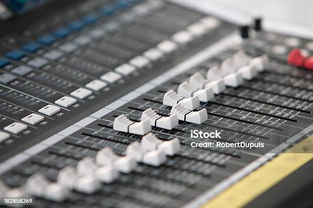 Sound Mixer Stock Photo - Download Image Now - Control, Control Panel, Electrical Equipment