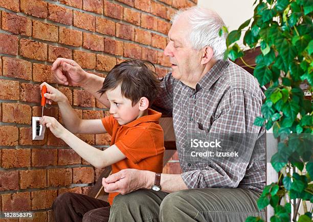 Foto de Avô E Seu Neto e mais fotos de stock de Avô - Avô, Neto, Neto - Família