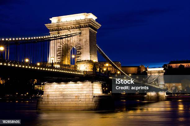 Szechenyi Chain Bridge - zdjęcia stockowe i więcej obrazów Architektura - Architektura, Budapeszt, Europa - Lokalizacja geograficzna