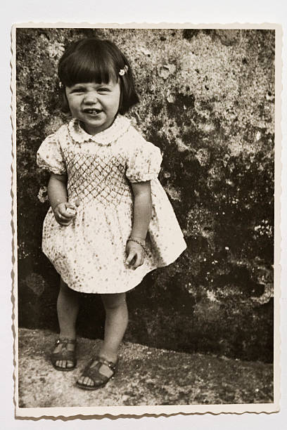 istock cute little girl from the 60's 182858423