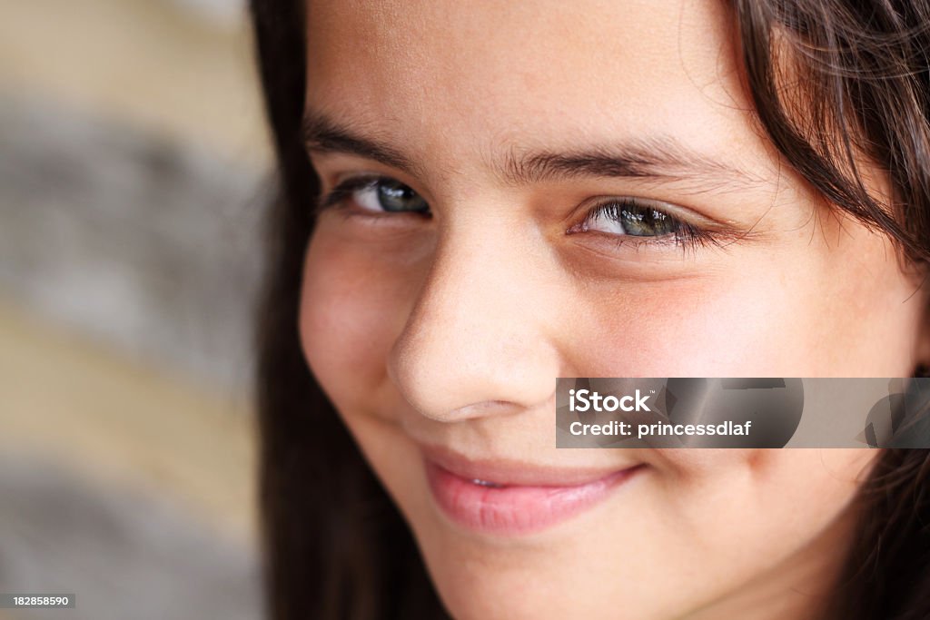 Uśmiechający się Dziewczyna - Zbiór zdjęć royalty-free (10-11 lat)