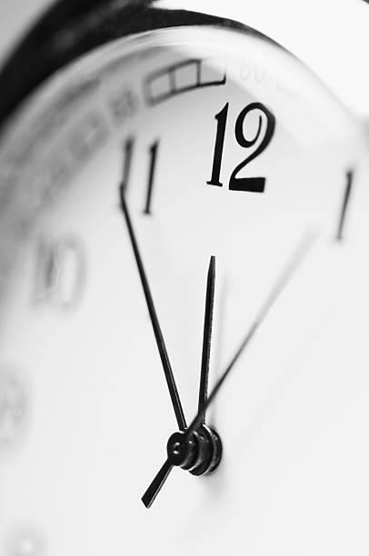 istock Close up of old fashioned pocket watch face 182858675