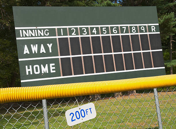 istock Little League Baseball Scoreboard 182858999