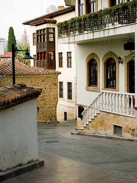 istock Old street in Antalya 182859343