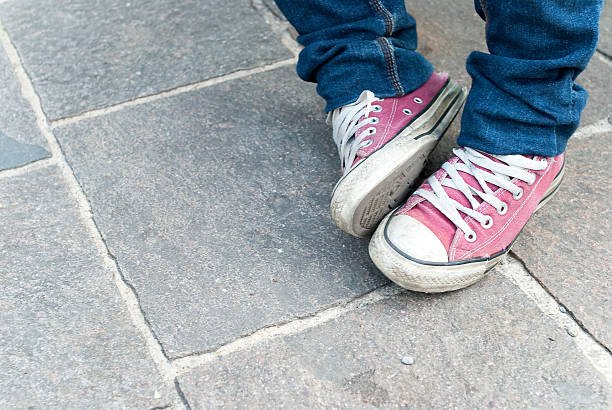 istock Pink  Teenager's Shoes 182859464
