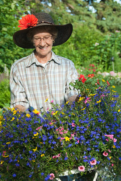 istock Senior Woman Gardening 182859648