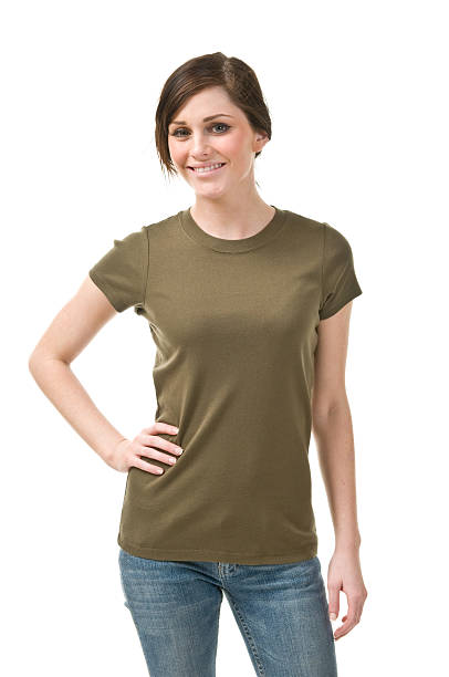 istock Female in t-shirt 182860010