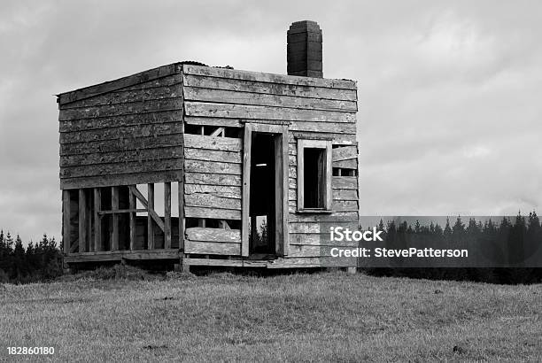 Old Shack Foto de stock y más banco de imágenes de Abandonado - Abandonado, Agrietado, Bahía de Plenty