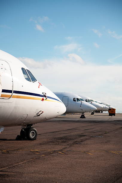 istock Mothballed Airliners at Airport 182860534