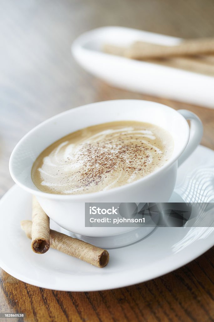 Cappuccino - Foto de stock de Biscotti royalty-free