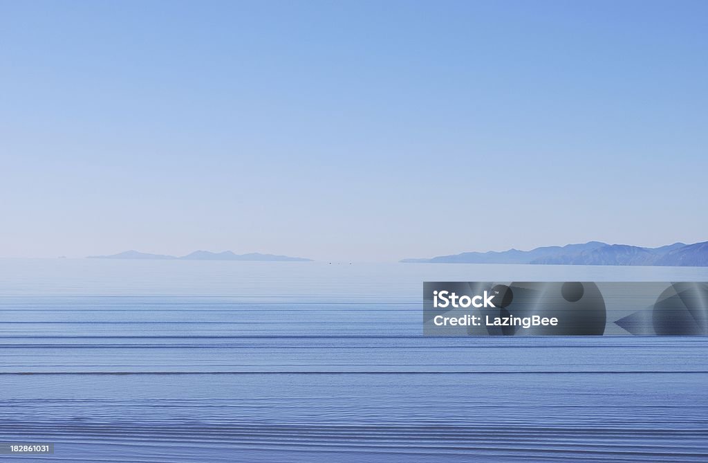 Vue sur l'île D''Urville de Tasman Bay, Nelson - Photo de Flouté libre de droits