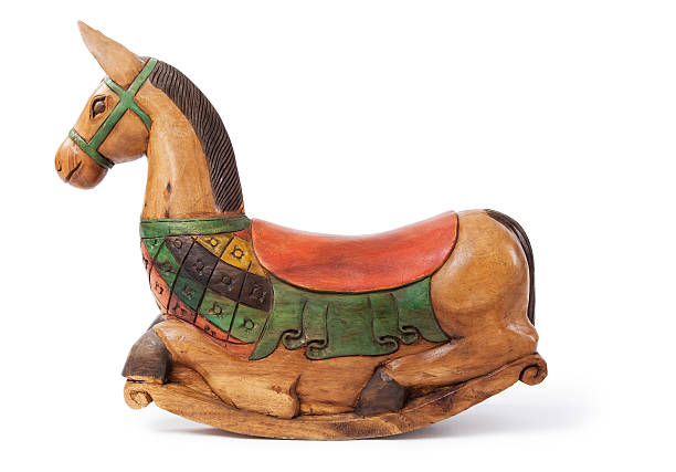 istock antique wood horse 182861089