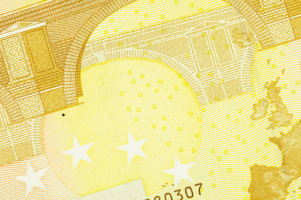 primo piano di una banconota da 50 euro (xxxl - economise foto e immagini stock