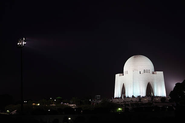 istock Jinnah's Tomb Karachi Pakistan at Night 182861479