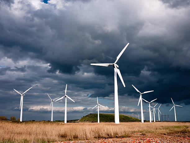 Molino de viento - foto de stock