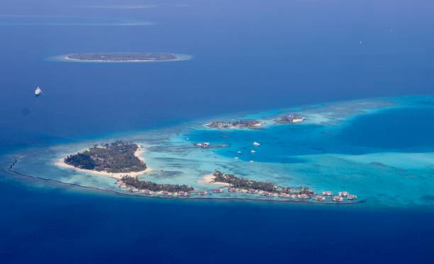 Aerial view 3 - the Maldives