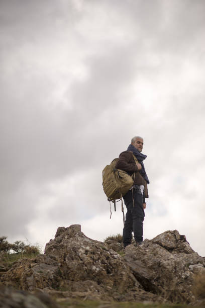 istock mountain hiking and climbing in autumn 1828615791