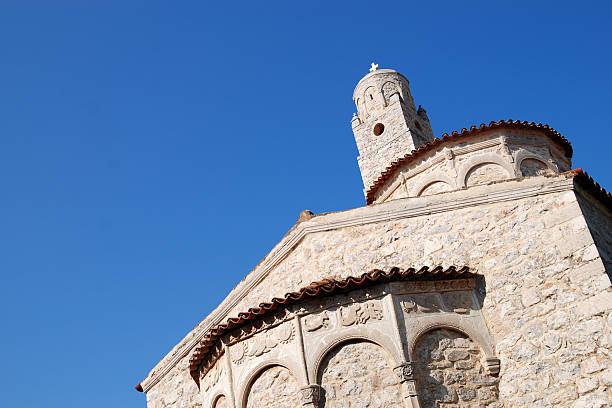 istock Areopoli church in Mani, Greece 182861666