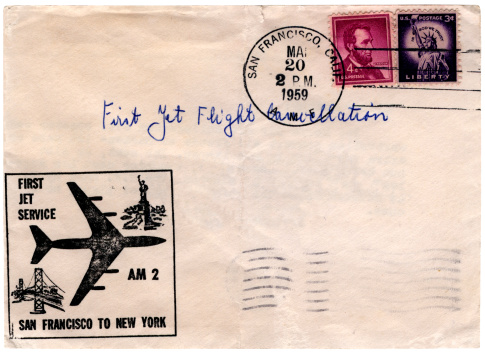 Jet avión cancelación USA 1959 photo
