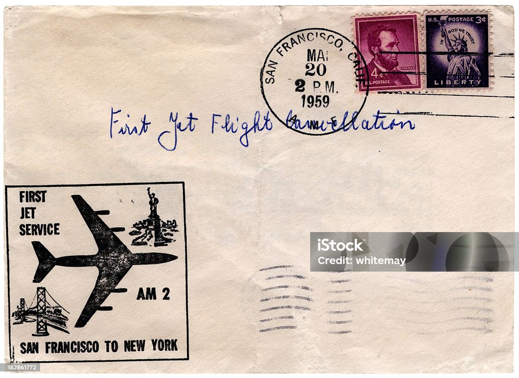 Jet avión cancelación USA 1959 - Foto de stock de 1950-1959 libre de derechos