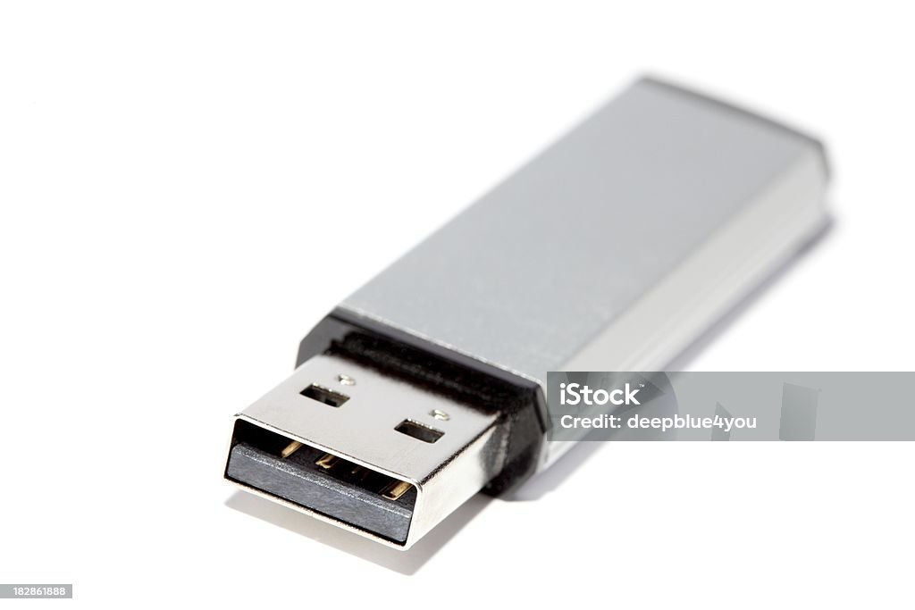 Usb-Stick - Lizenzfrei Metall Stock-Foto