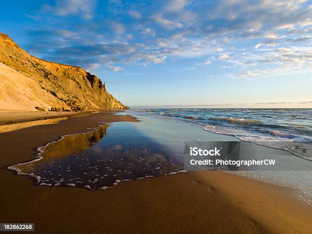 Cliff At The Danish West Coast Stock Photo - Download Image Now - Beach, Cliff, Cloudscape