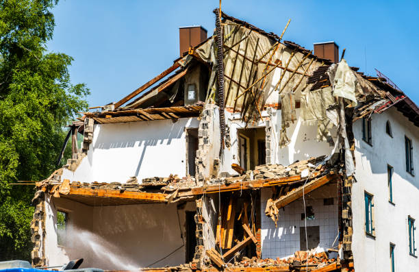 istock demolishing site at a construction area 1828623309
