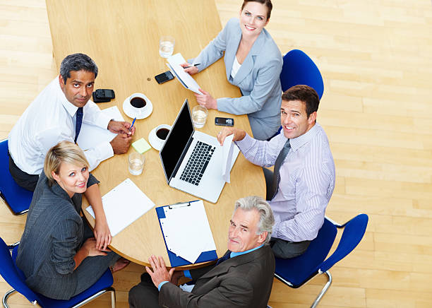 istock Business people in a meeting 182862472