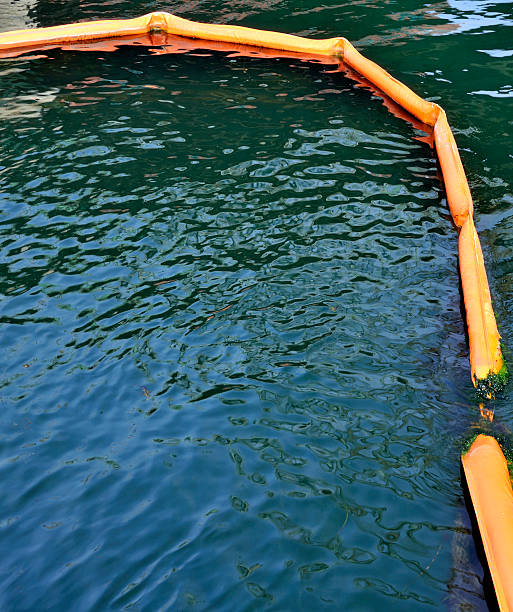 istock Oil Boom in Sea Water 182862504