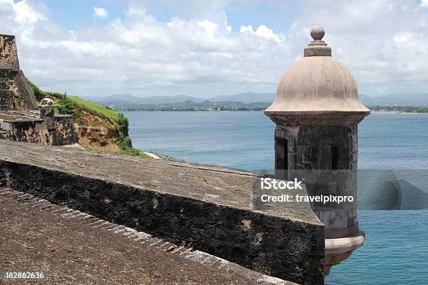 Photo libre de droit de La Forteresse El Morro Turret banque d'images et plus d'images libres de droit de Architecture - Architecture, Capitales internationales, Caraïbes