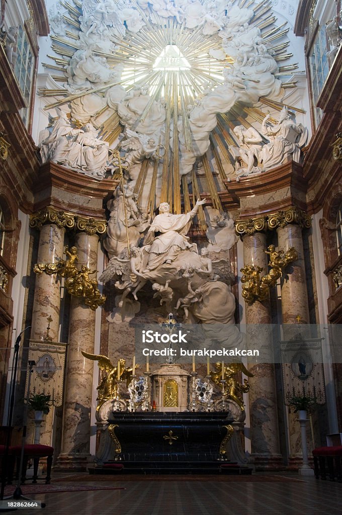 Austria, Vienna, kościół, w domu - Zbiór zdjęć royalty-free (Architektura)