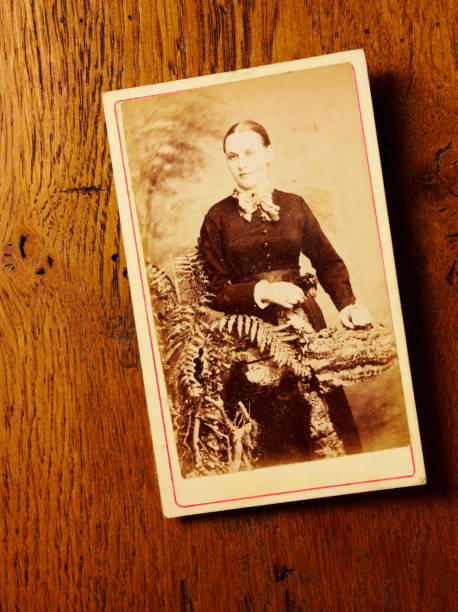 istock Lady in an Antique Photograph 182862788