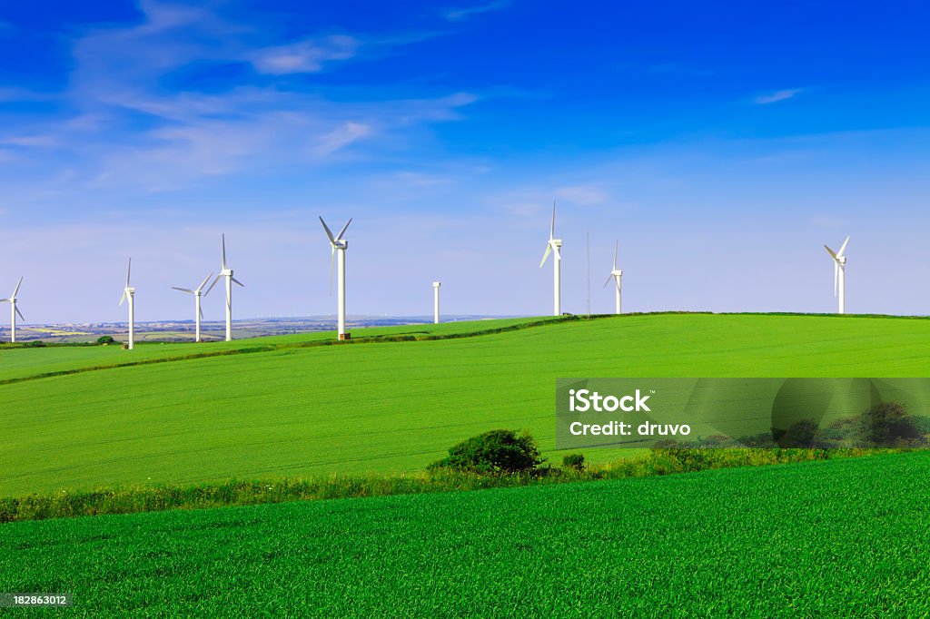 Turbiny wiatrowych - Zbiór zdjęć royalty-free (Turbina wiatrowa)
