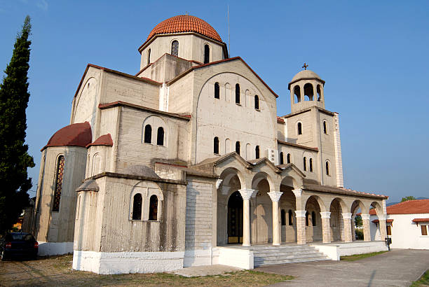 istock church in Nea Vrasna 182863041